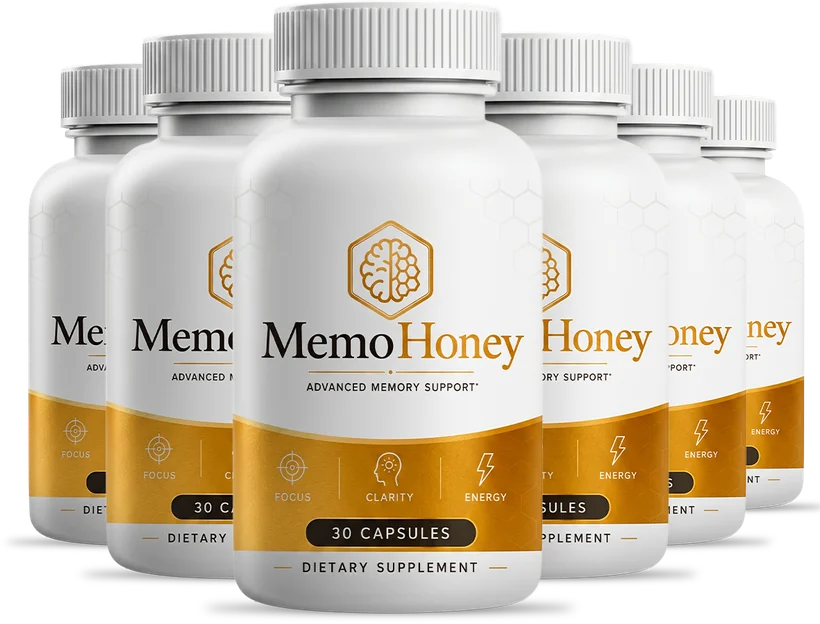 MemoHoney 6 Bottles package